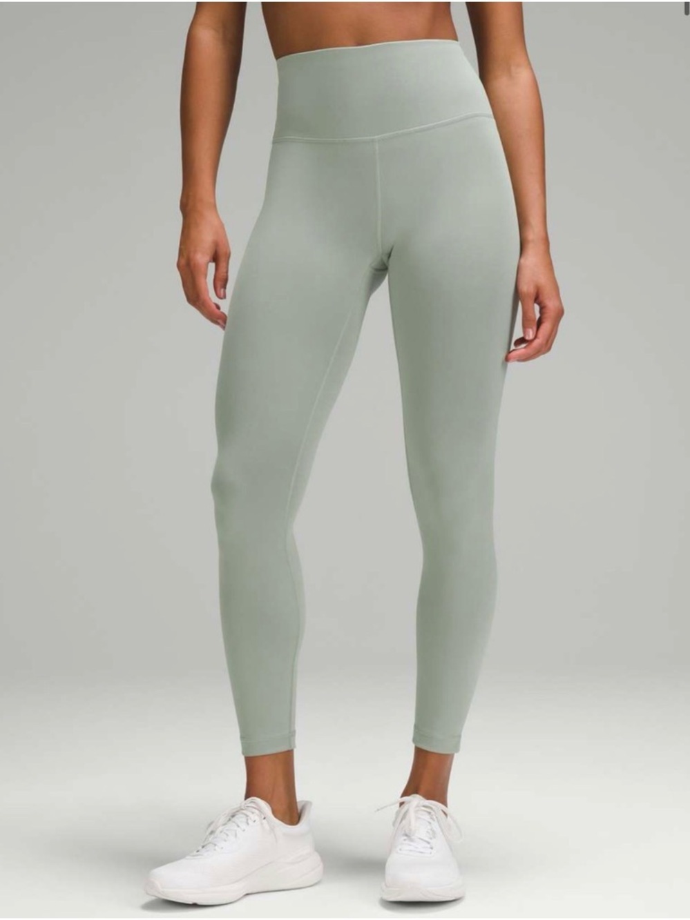 Lululemon Wunder Train Pant 25” 8 Green Athleisure Activewear Yoga Pilates Gym